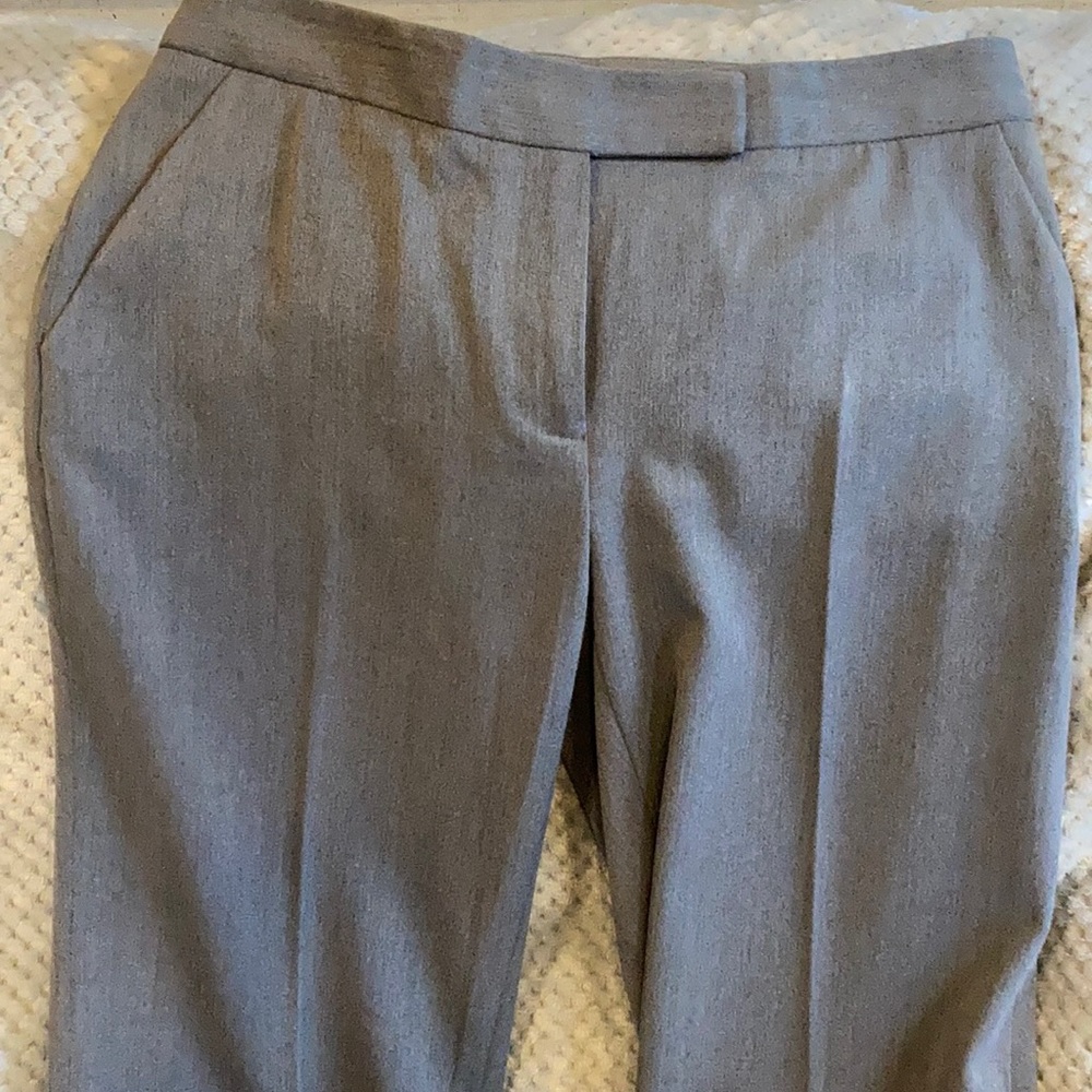 Rafaella - Rich Grey straight slacks - Picture 2 of 6